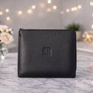 Loewe Anagram Flapable leather wallet